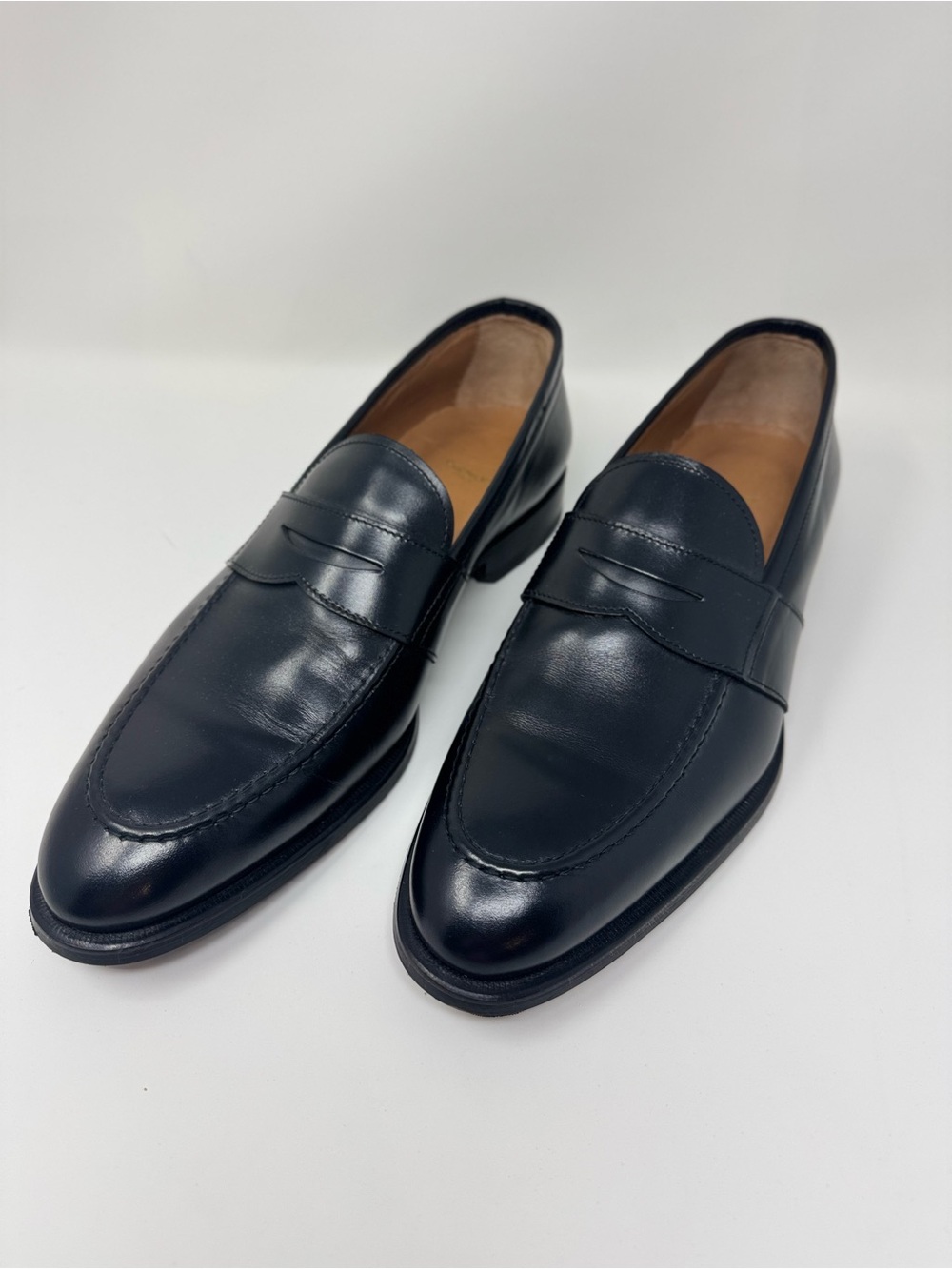 Brand New Paul Stuart Bane Leather Penny Loafers – Size 9